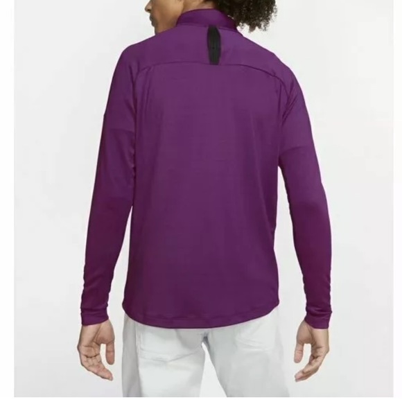 Nike Dri-FIT Vapor 1/2 Zip 'Purple' Pullover - Picture 2 of 3